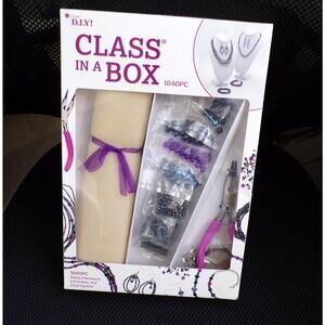 Class In A Box Jewelry Kit Glass Beads Findings NEW